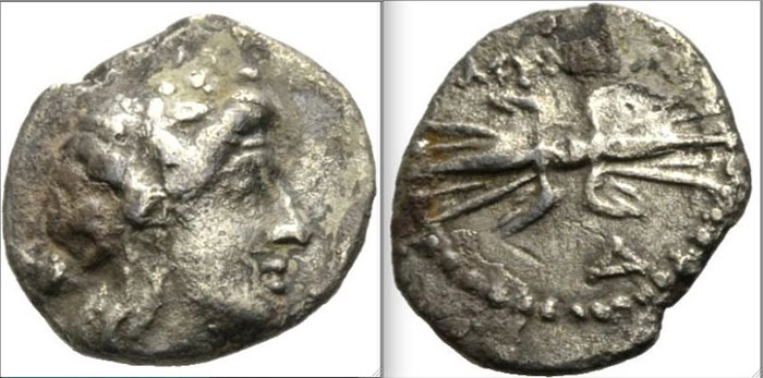 Myndos. 2nd-1st centuries BC. AR Hemidrachm